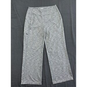 Duluth Trading Co NoGA Namaste Wide Leg Pants Gray Heathered Small x 31 Yoga